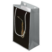 Saxofone Klein Cadeauzakje (Voorkant Gekanteld)