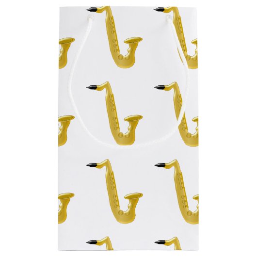 Saxofone Klein Cadeauzakje (Achterkant)