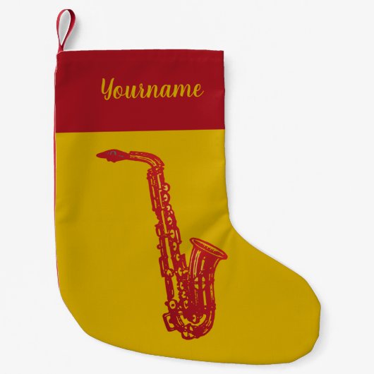 Saxofone Kleine Kerstsok (Voorkant)