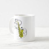 Saxofone Koffiemok (Voorkant links)