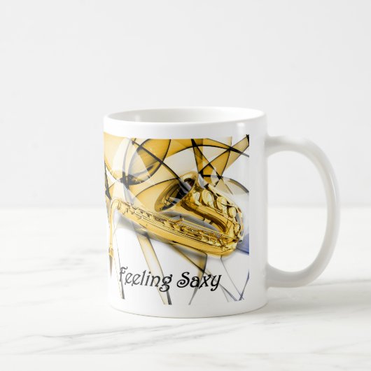 Saxofone Koffiemok (Rechts)