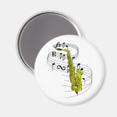 Saxofone Magneet (Voorkant / Achterkant)