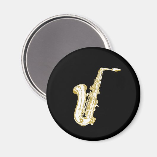 Saxofone Magneet (Voorkant / Achterkant)