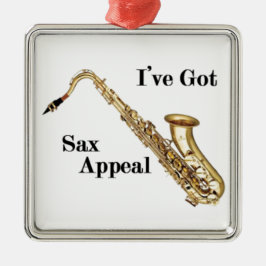 Saxofone Metalen Ornament
