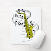 Saxofone Muismat (Met muis)