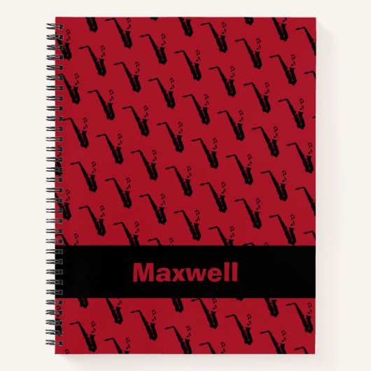 Saxofone Notitieboek (Voorkant)