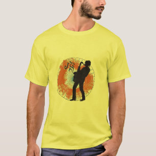 saxofone oranje T-Shirt