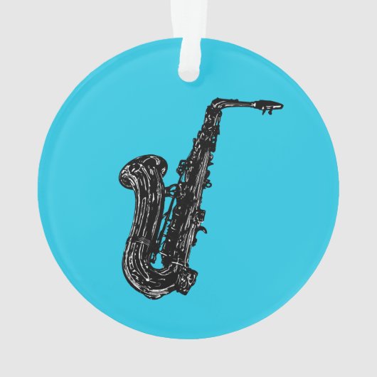 Saxofone Ornament (achterkant)
