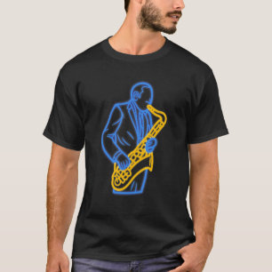 Saxofone Player Jazz Musicus Saxophonist Saxopho T-shirt