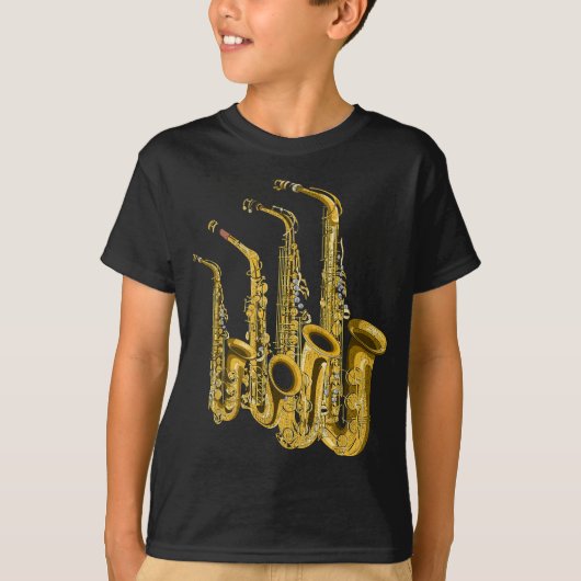 Saxofone Player SA T-shirt (Voorkant)