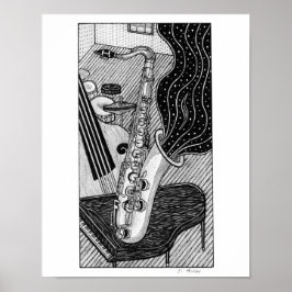 Saxofone Poster