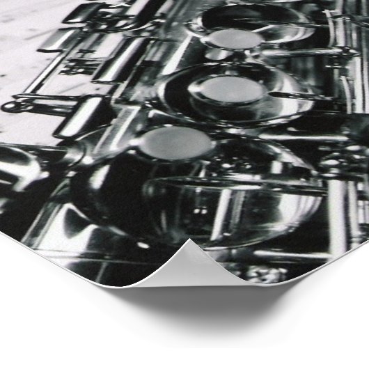 Saxofone Poster (Hoek)