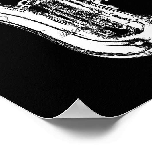 Saxofone Poster (Hoek)