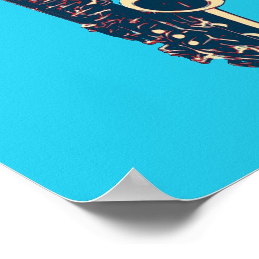 Saxofone Poster (Hoek)