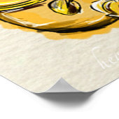 Saxofone Poster (Hoek)