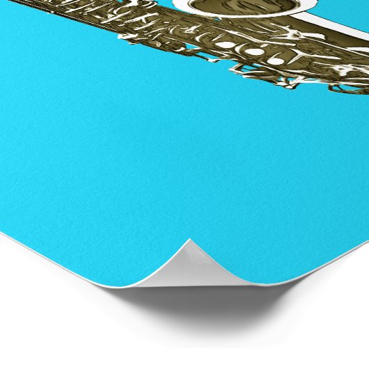 Saxofone Poster (Hoek)