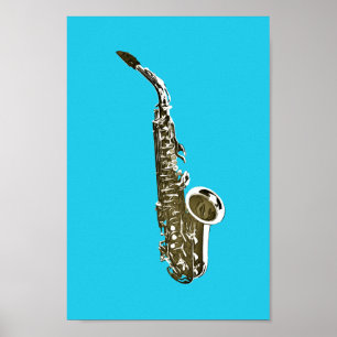 Saxofone Poster