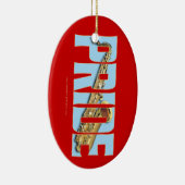 Saxofone PRIDE Keramisch Ornament (Rechts)
