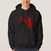 Saxofone - rood hoodie (Voorkant)