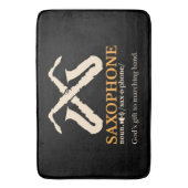 Saxofone - Saxophone Definition Badmat (Voorkant Verticaal)