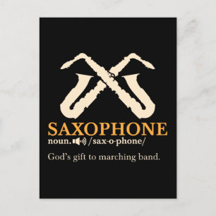 Saxofone - Saxophone Definition Briefkaart