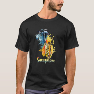 saxofone saxophone voor meisjes saxophone Music 1 T-shirt