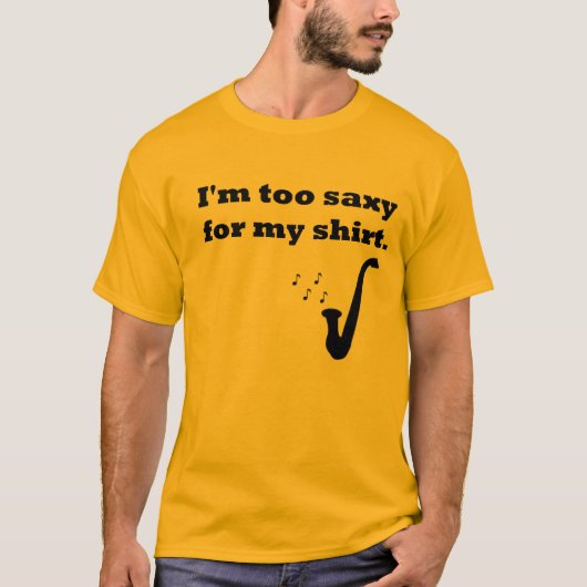 Saxofone shirt (Voorkant)