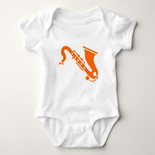 Saxofone - Sinaasappel Romper