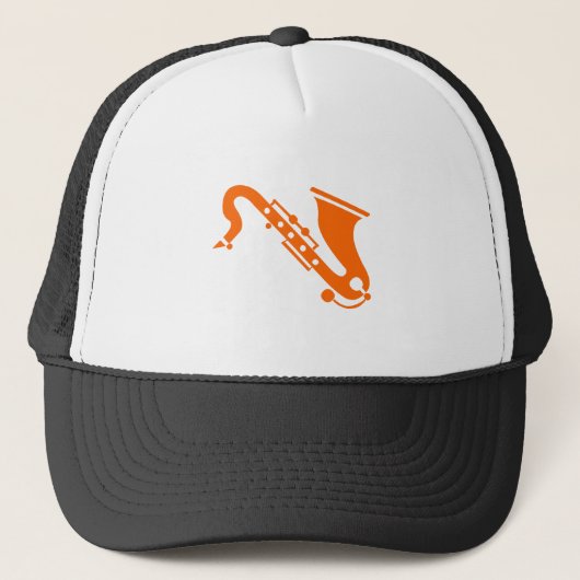 Saxofone - Sinaasappel Trucker Pet (Voorkant)