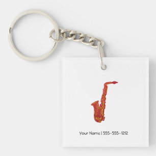 Saxofone Sleutelhanger