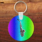 Saxofone Sleutelhanger (Voorkant)