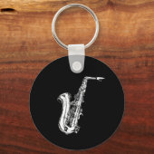 Saxofone Sleutelhanger (Voorkant)