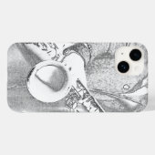 saxofone-speler Case-Mate iPhone case (Achterkant (horizontaal))