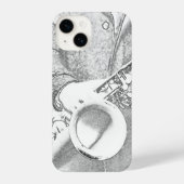 saxofone-speler iPhone hoesje (Achterkant)