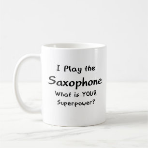 saxofone-speler koffiemok