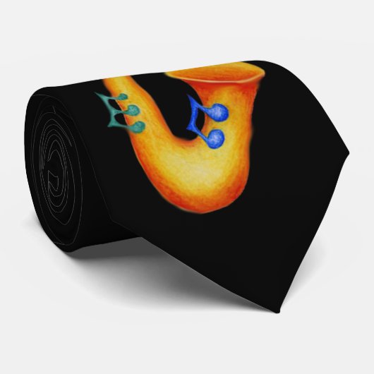 Saxofone Stropdas (Opgerold)