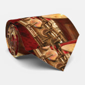 Saxofone Stropdas (Opgerold)