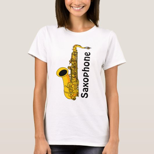 Saxofone T-shirt (Voorkant)