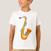 Saxofone T-shirt (Voorkant)
