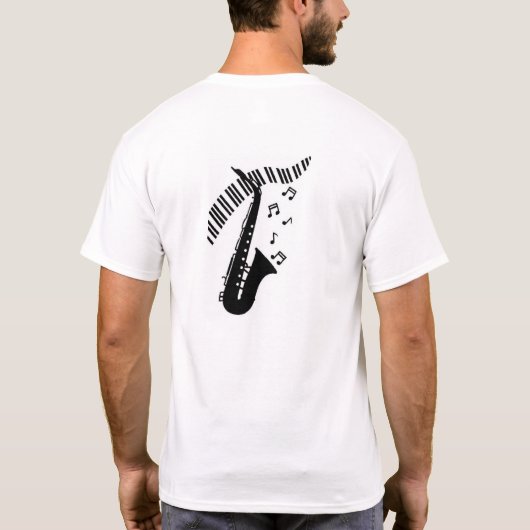 Saxofone T-shirt (Achterkant)