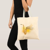 Saxofone Tote Bag (Voorkant (product))