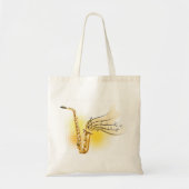 Saxofone Tote Bag (Voorkant)