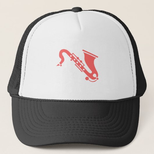 Saxofone - Tropisch Roze Trucker Pet (Voorkant)