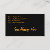 Saxofone-Visitekaartjes Visitekaartje (Achterkant)