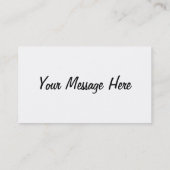 Saxofone-Visitekaartjes Visitekaartje (Achterkant)