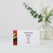 saxofone voor parade - Platinum Finish Visitekaartje (Staand voorkant)