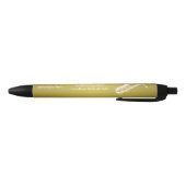 Saxofone Zwarte Inkt Pen (Bodem)