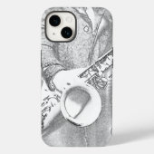 saxofonist Case-Mate iPhone case (Achterkant)