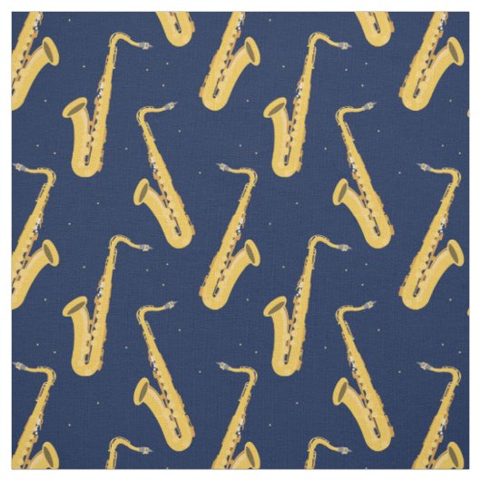 Saxofonist Cool Saxofonist Stof (Swatch)