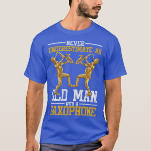 Saxofonist Gepensioneerd jazzmuzikant Quote Saxofo T-shirt